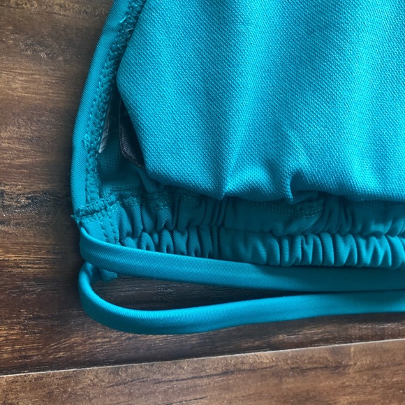 Teal Fringe Bikini Top - Picture 6 of 7